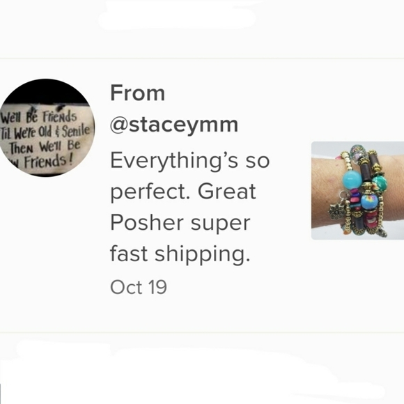 Boho Beaded Wrap Bracelet In Turquoise Blue - Picture 4 of 15